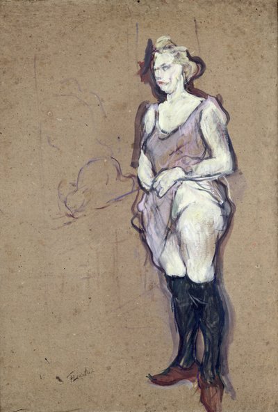 The Medical Inspection: Blonde Prostitute, 1894 by Henri de Toulouse Lautrec